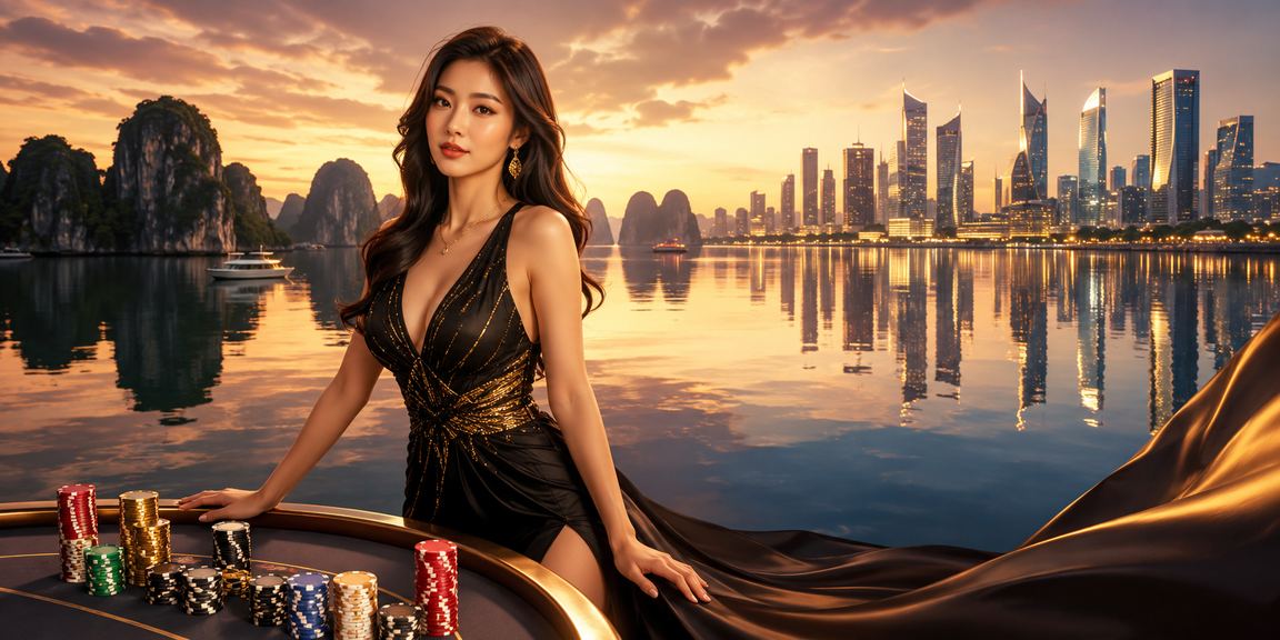 Phong cảnh vịnh Hạ Long với không khí giải trí và cá cược trực tuyến Việt Nam
